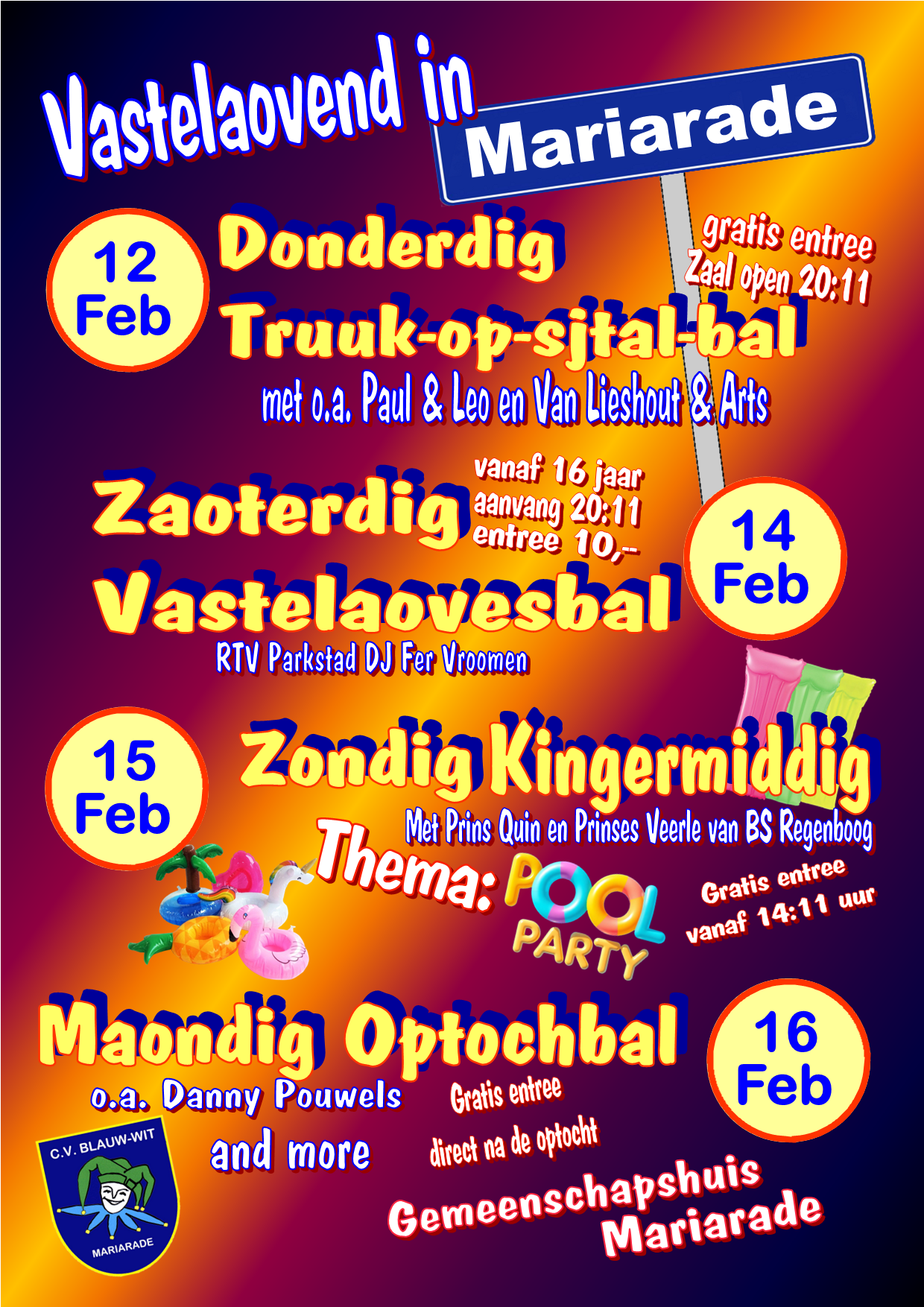 Lees meer over het artikel Vastelaovend in Mariarade