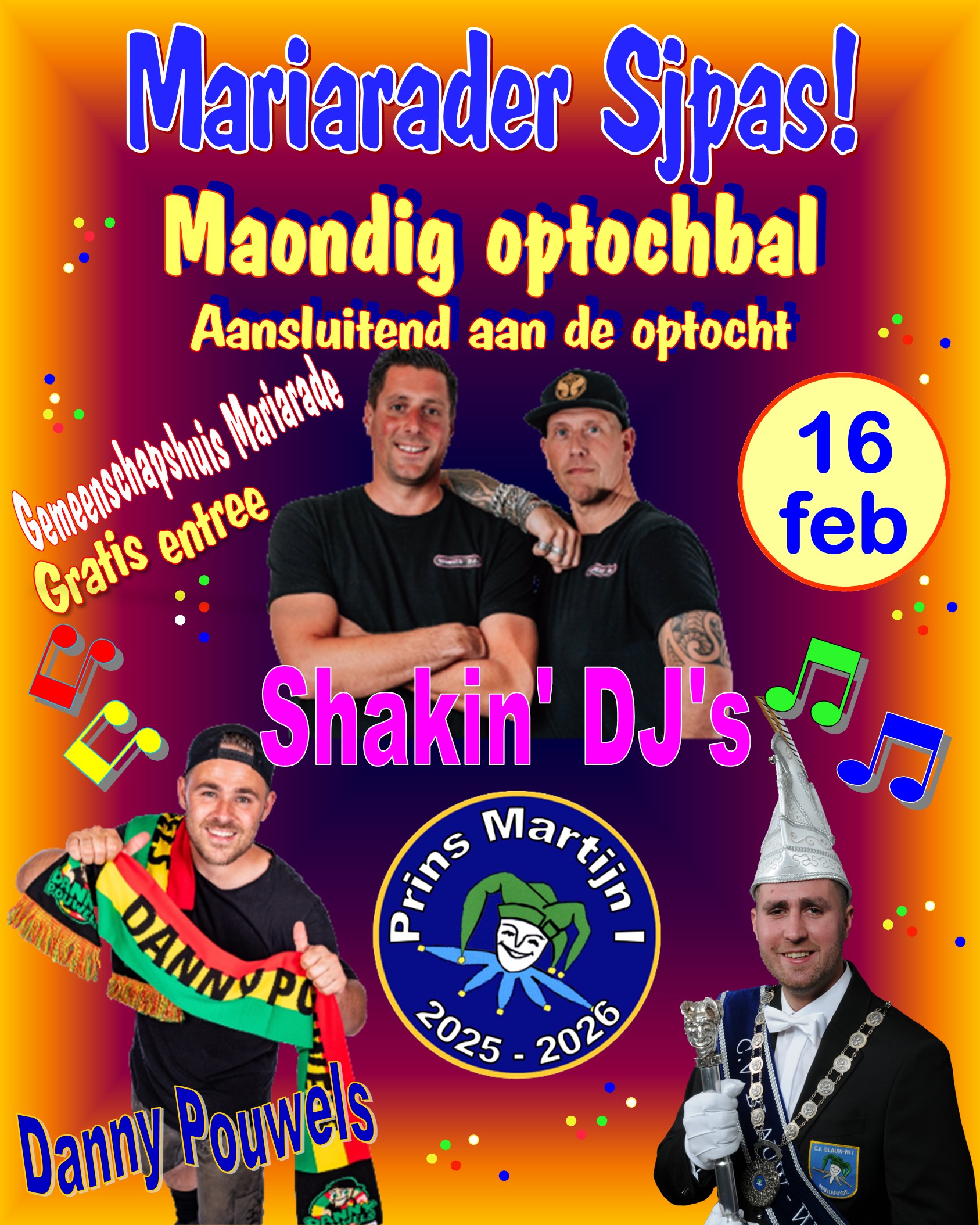 Lees meer over het artikel Maandag Optochtbal